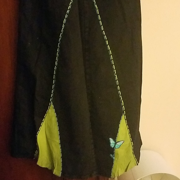 GUC Tommy Hillfiger jeans leather and denim skirt - Picture 4 of 6